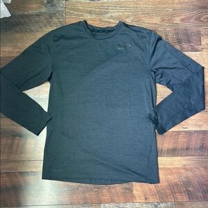 Nike Men's Charcoal Grey Long Sleeve Tee